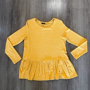Yellow Long Sleeve Top